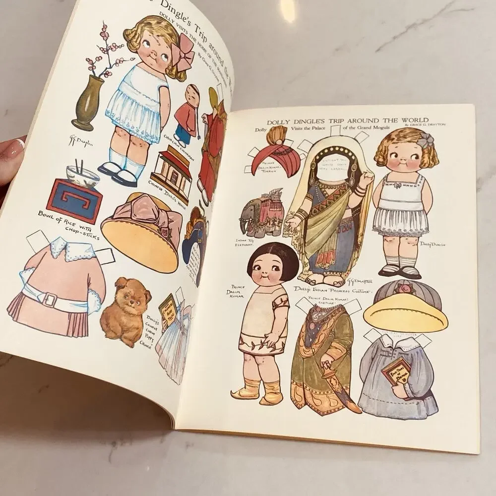 Dolly Dingle Uncut Paper Dolls Book Grace G. Drayton Brand New Condtion Uncut